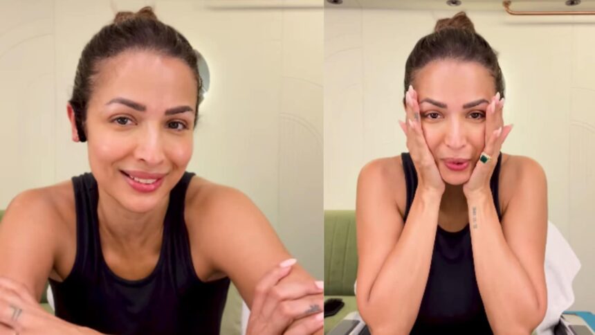 Malaika Arora shares her unique hack to reduce a puffy face, and it doesn’t involve ice!