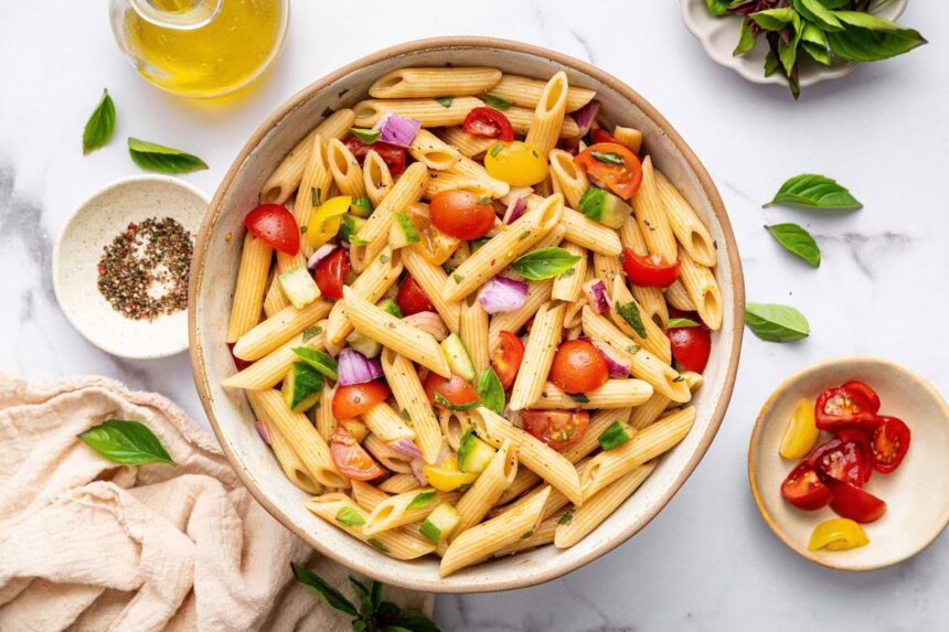 My Favorite Healthy Pasta Salad for Summer